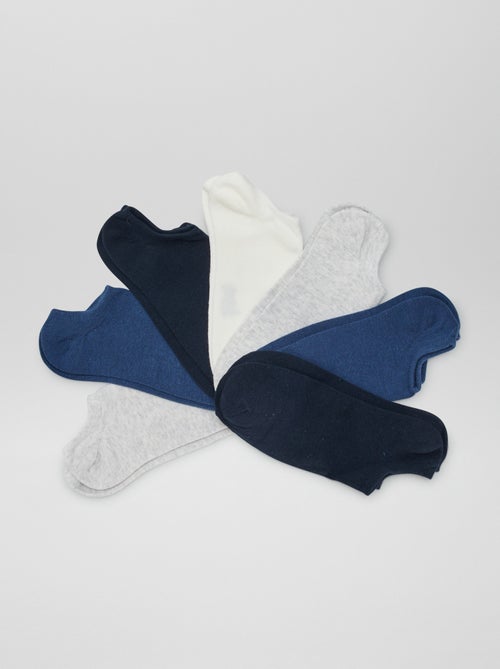 7er-Pack unsichtbare Socken - Kiabi