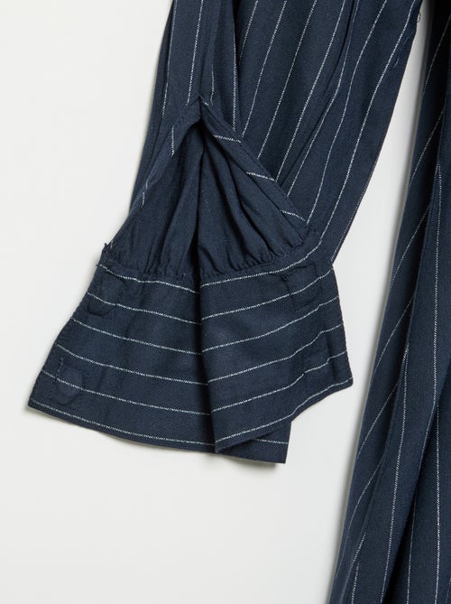 Abito a camicia lungo facile da indossare - Kiabi