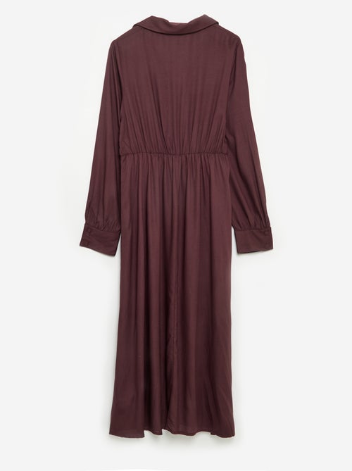 Abito a camicia lungo facile da indossare - Kiabi