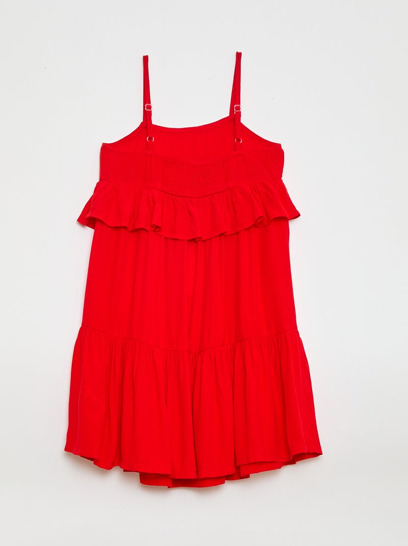 Abito a spalline sottili Rosso - Kiabi