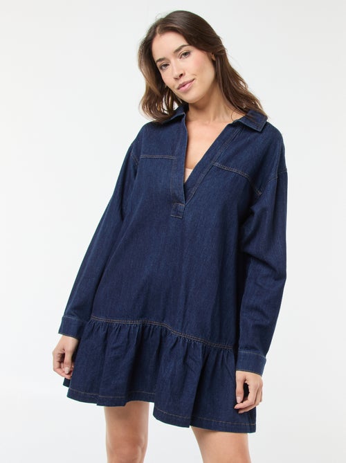Abito in denim a maniche lunghe - Kiabi