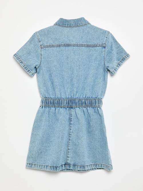 Abito in denim taglio camicia - Kiabi Abito in denim taglio camicia - Kiabi