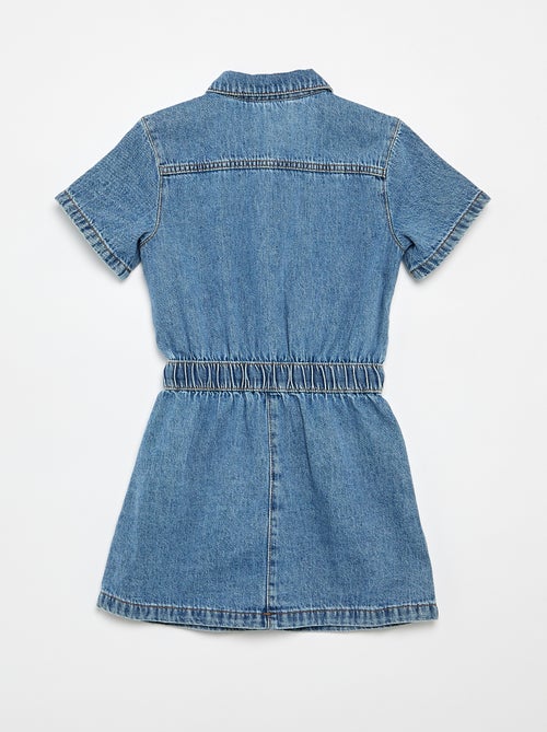 Abito in denim taglio camicia - Kiabi