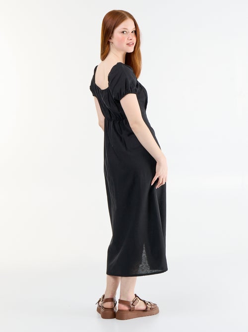 Abito lungo con scollo alla Bardot - Kiabi