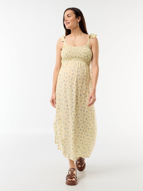 Abito lungo premaman con smock - Kiabi Abito lungo premaman con smock - Kiabi