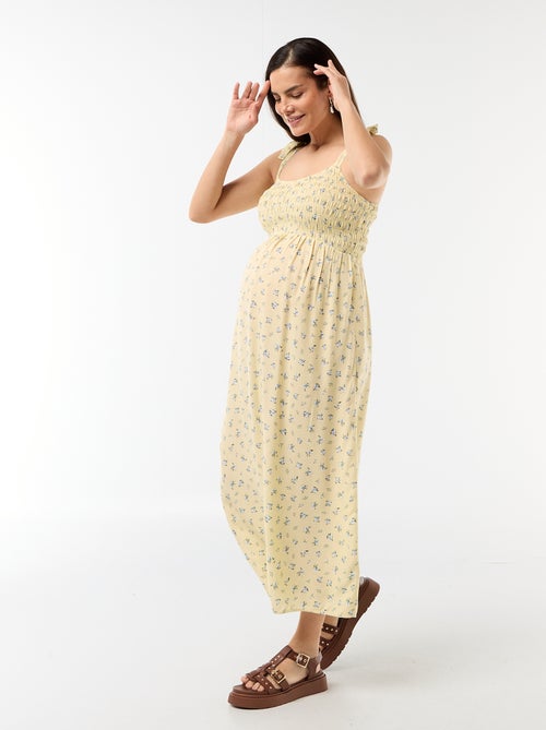 Abito lungo premaman con smock - Kiabi Abito lungo premaman con smock - Kiabi