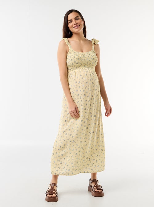 Abito lungo premaman con smock - Kiabi Abito lungo premaman con smock - Kiabi
