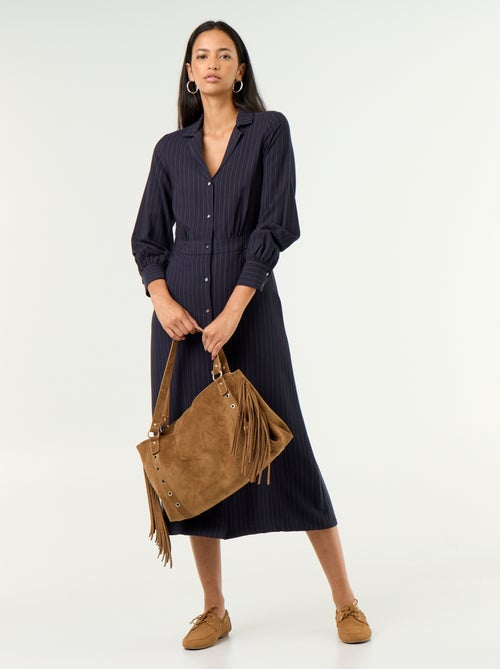 Abito lungo taglio camicia - Kiabi Abito lungo taglio camicia - Kiabi