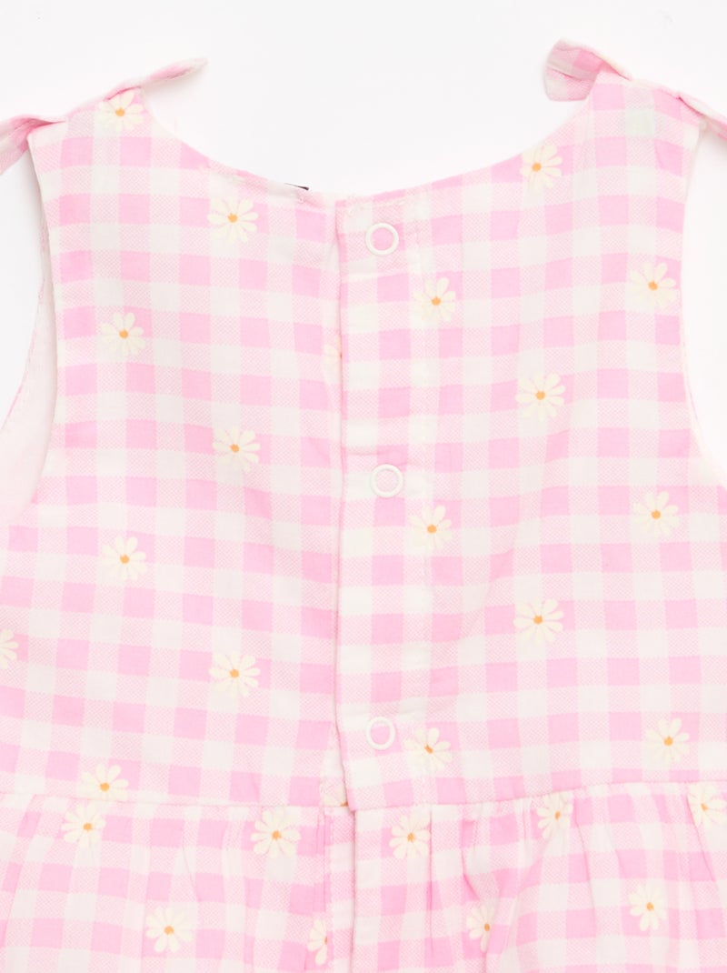 Abito svasato senza maniche Rosa - Kiabi