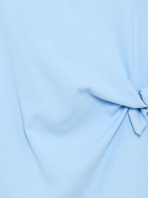 Abito t-shirt con nodo laterale - Kiabi