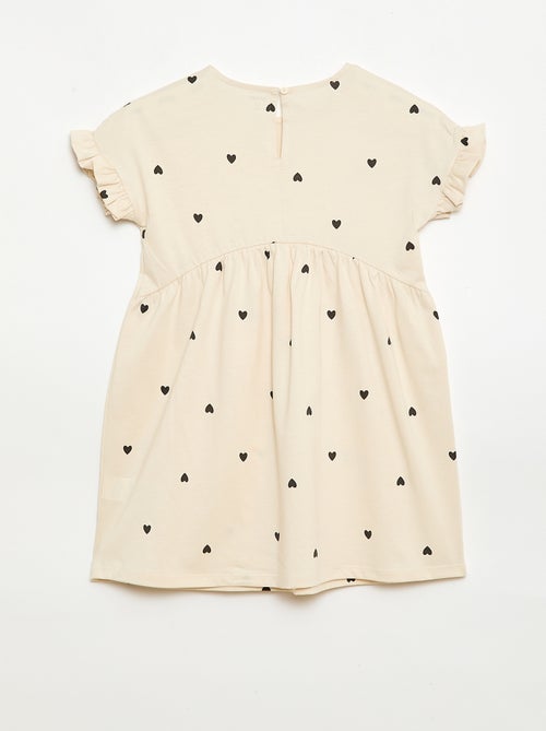 Abito t-shirt leopardato - Kiabi
