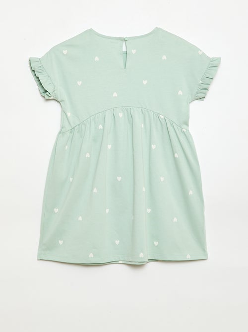 Abito t-shirt leopardato - Kiabi