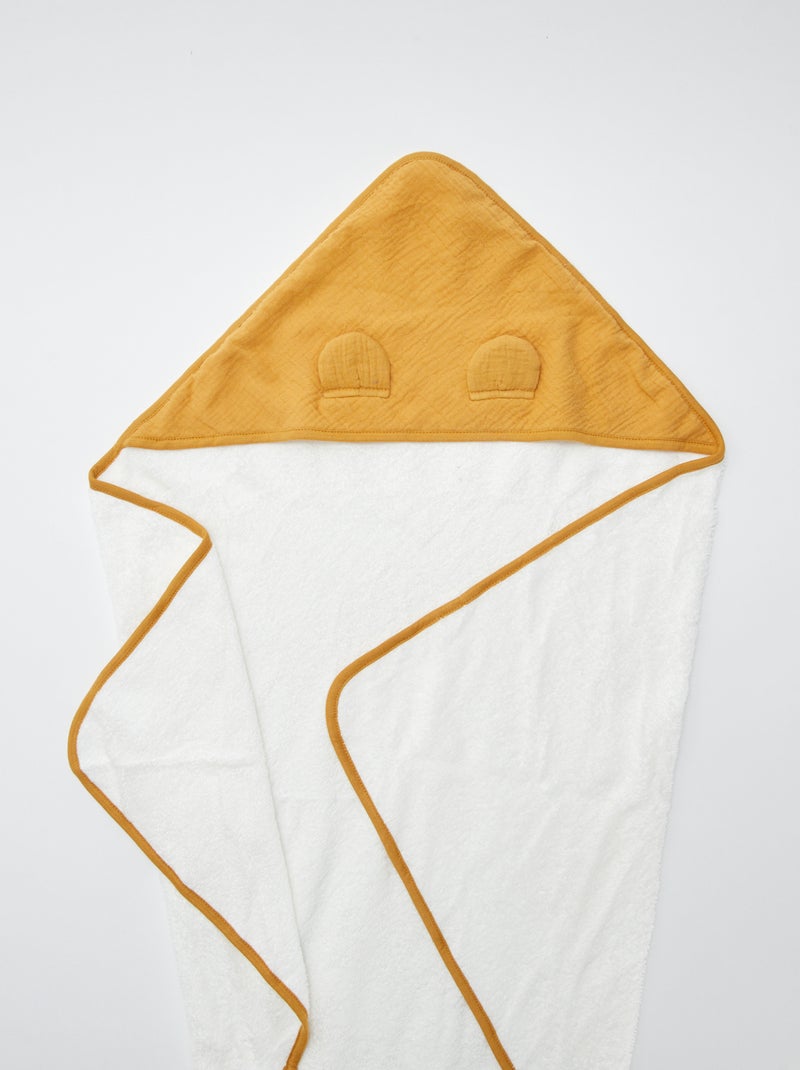 Accappatoio in garza di cotone BEIGE - Kiabi