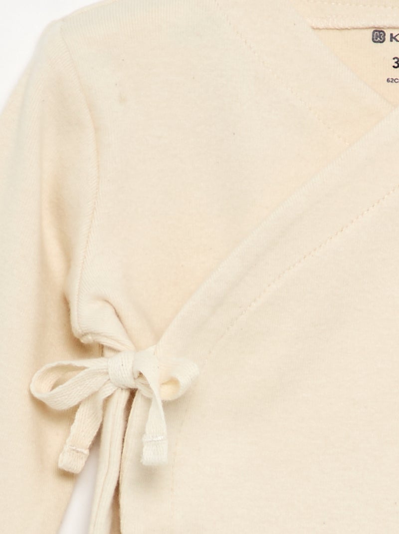 Adaptive long pajamas - easy-to-wear collection Beige - Kiabi