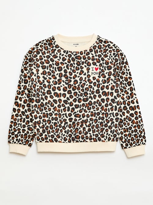 Agathe Sorlet x Kiabi Round Neck Sweatshirt - Valentine's Day - Kiabi Agathe Sorlet x Kiabi Round Neck Sweatshirt - Valentine's Day - Kiabi