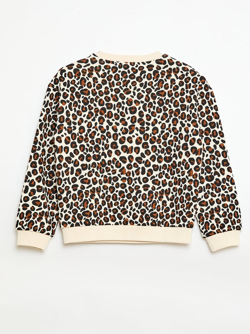 Agathe Sorlet x Kiabi Round Neck Sweatshirt - Valentine's Day White - Kiabi