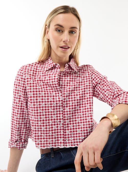All-Over Embroidered Shirt - Kiabi