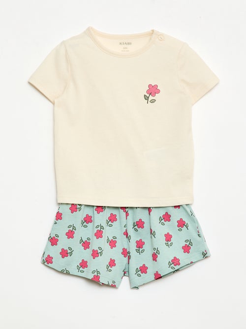 All-Over Outfit T-Shirt + Shorts - Kiabi