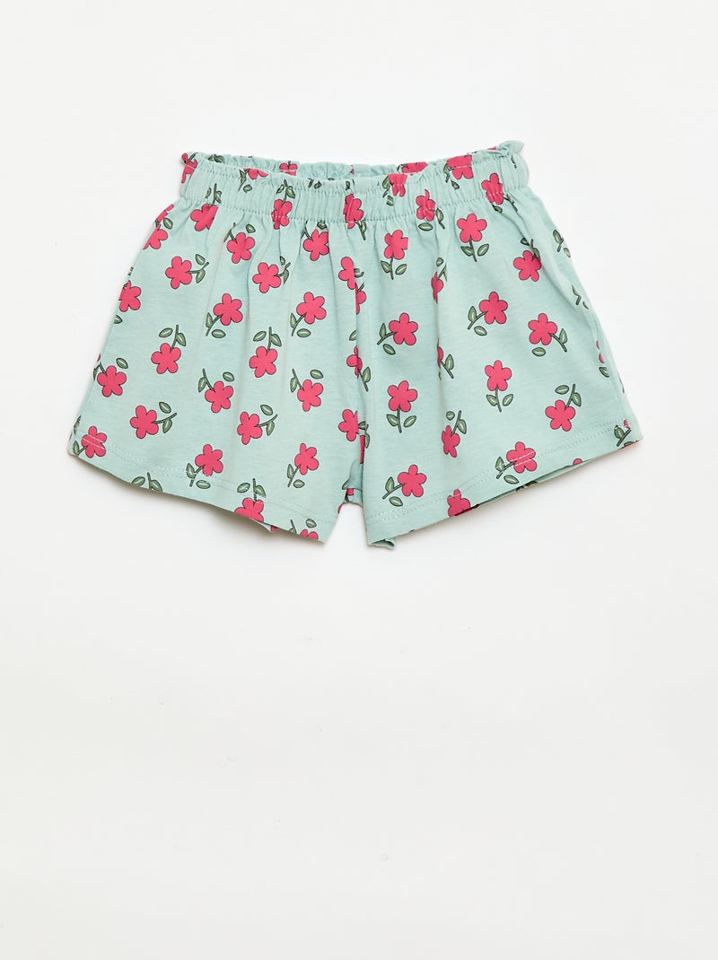 All-Over Outfit T-Shirt + Shorts Blue - Kiabi