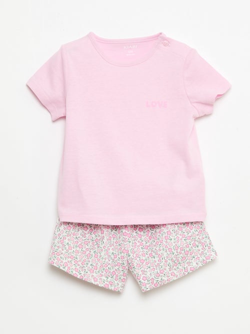 All-Over Outfit T-Shirt + Shorts - Kiabi