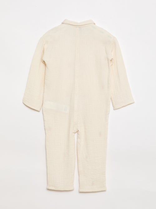 All-Over Print Cotton Romper - Kiabi