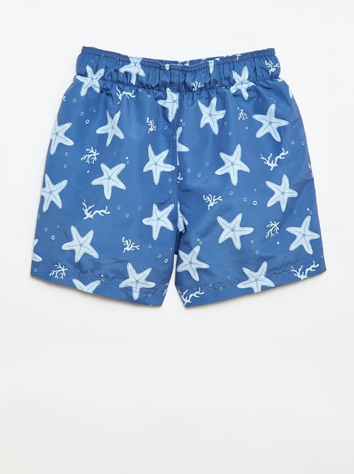 All-Over 'Sea' Print Swim Bermuda Shorts - Kiabi