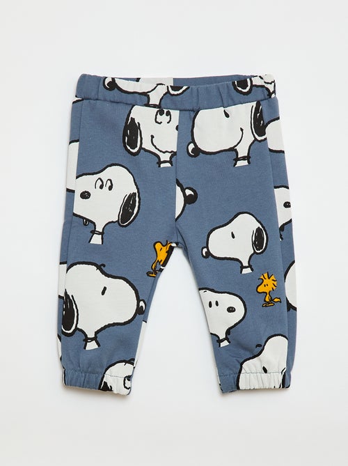 All-over 'Snoopy' print cotton joggers - Kiabi