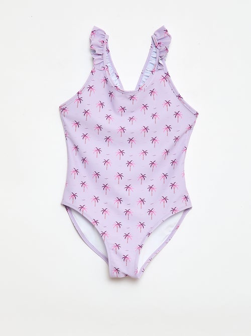 All-over tropical print swimsuit - Kiabi