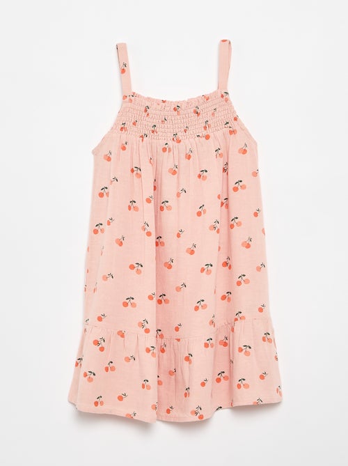 Allover-Kleid mit Spaghettiträgern - Kiabi