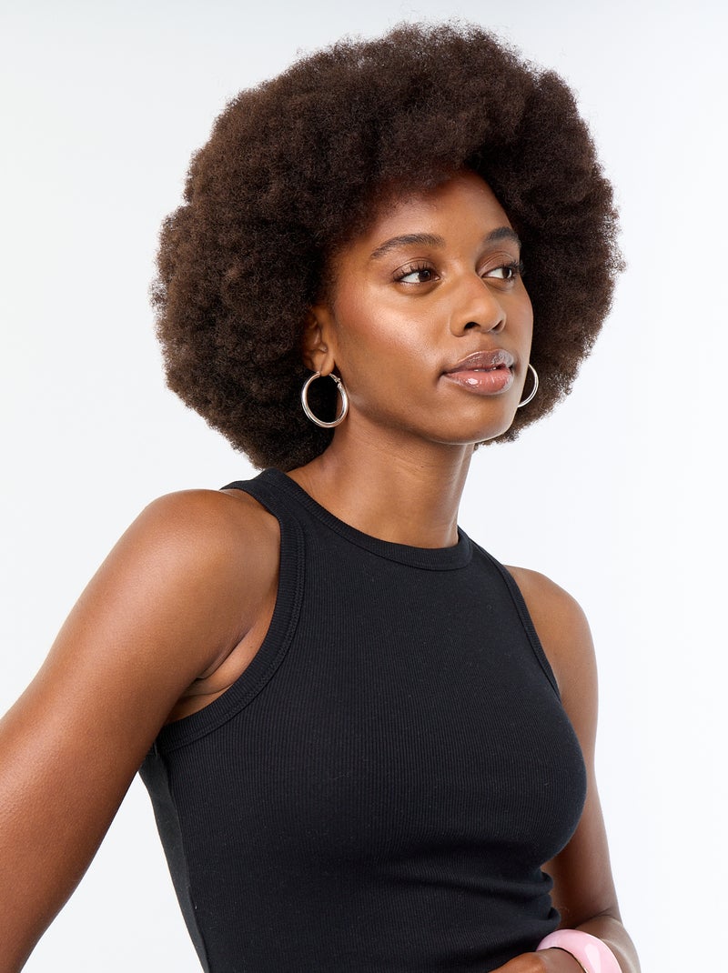 American Armhole Tank Top Black - Kiabi