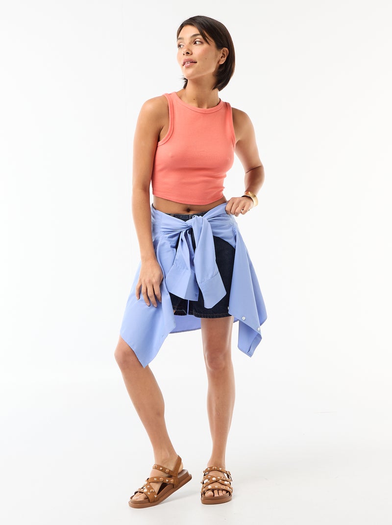 American Armhole Tank Top Orange - Kiabi