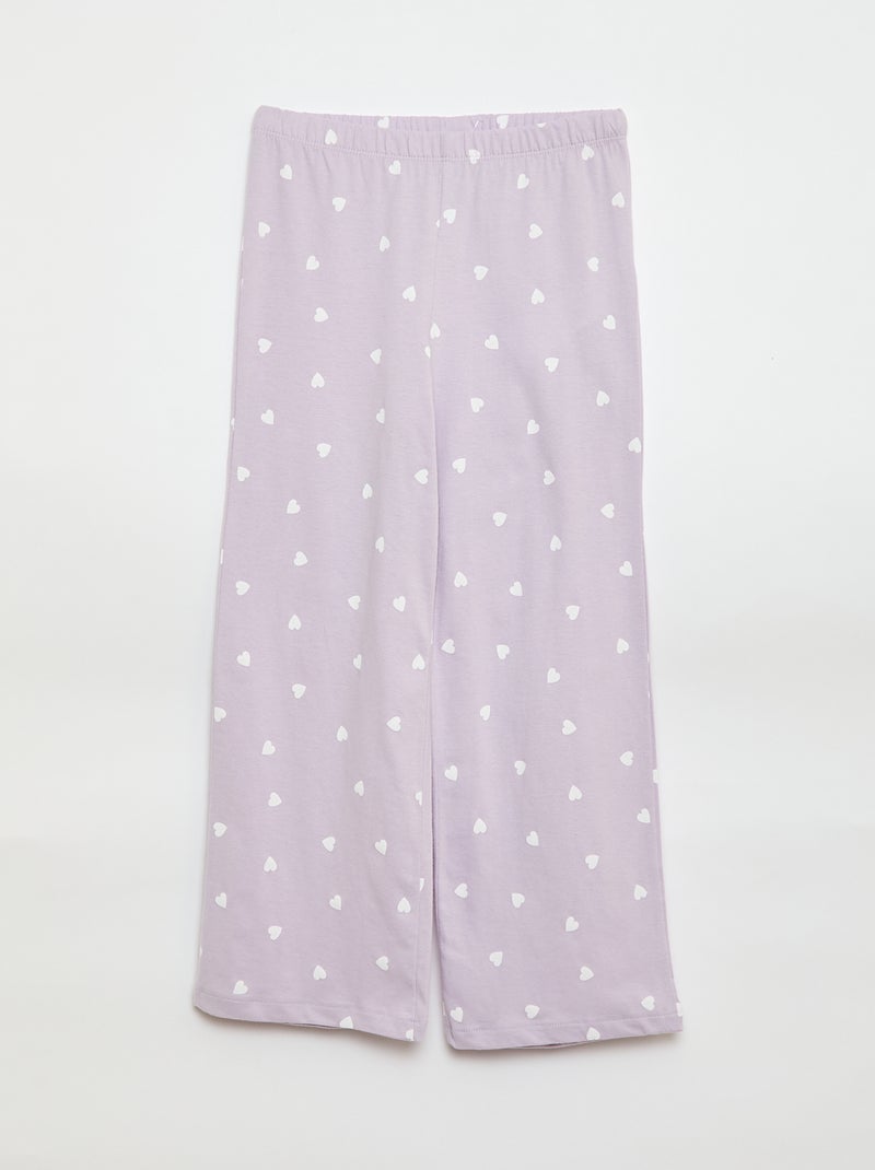 "Angel" "Disney" 2-Piece Pajama Set Purple - Kiabi