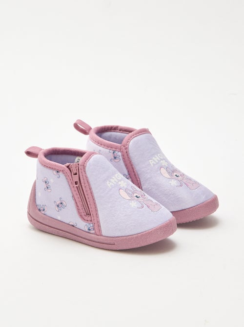 "Angel" "Stitch" Zipped Slippers - Kiabi