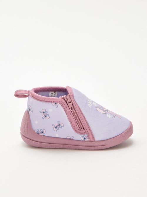 "Angel" "Stitch" Zipped Slippers - Kiabi