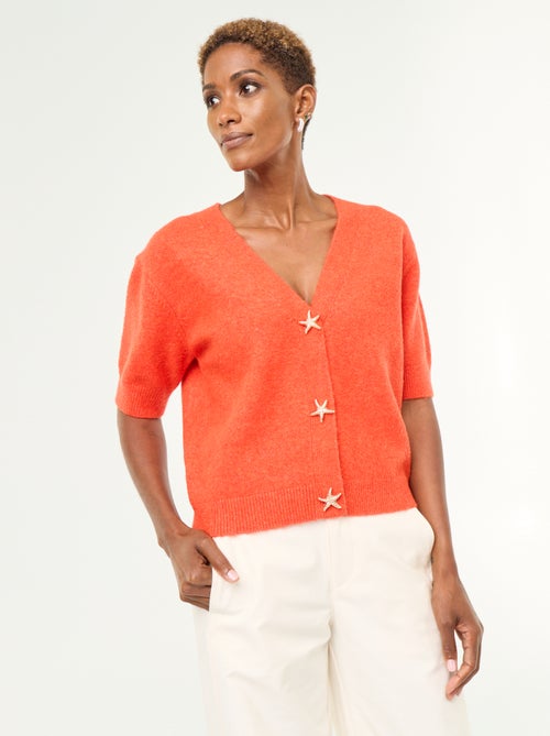 Ärmellose V-Neck-Weste - Kiabi