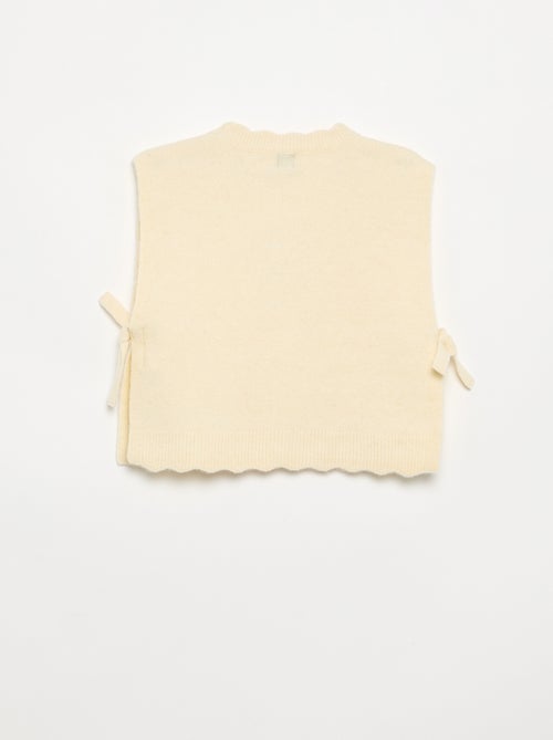 Ärmelloser Pullover - Kiabi