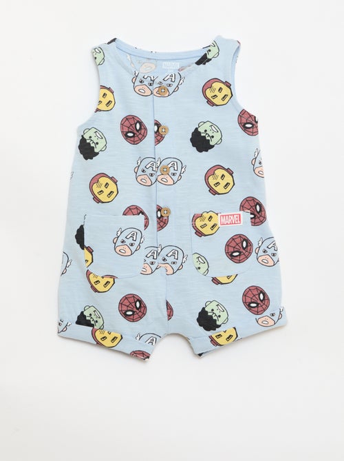 Ärmelloser Strampler mit 'Marvel'-Print - Kiabi