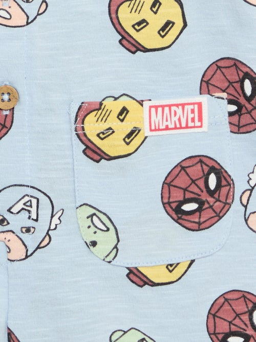 Ärmelloser Strampler mit 'Marvel'-Print - Kiabi