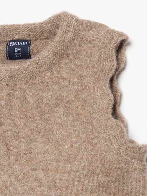Ärmelloser Uni-Pullover - Kiabi Ärmelloser Uni-Pullover - Kiabi