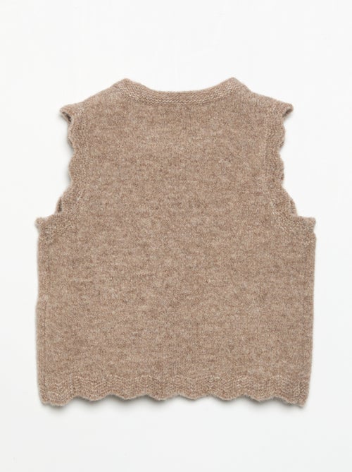 Ärmelloser Uni-Pullover - Kiabi Ärmelloser Uni-Pullover - Kiabi