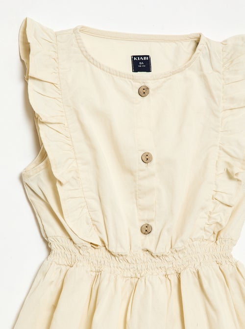 Ärmelloses Kleid aus leichtem Stoff - Kiabi