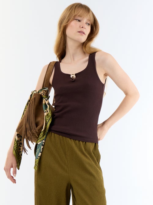 Ärmelloses Tanktop - Kiabi