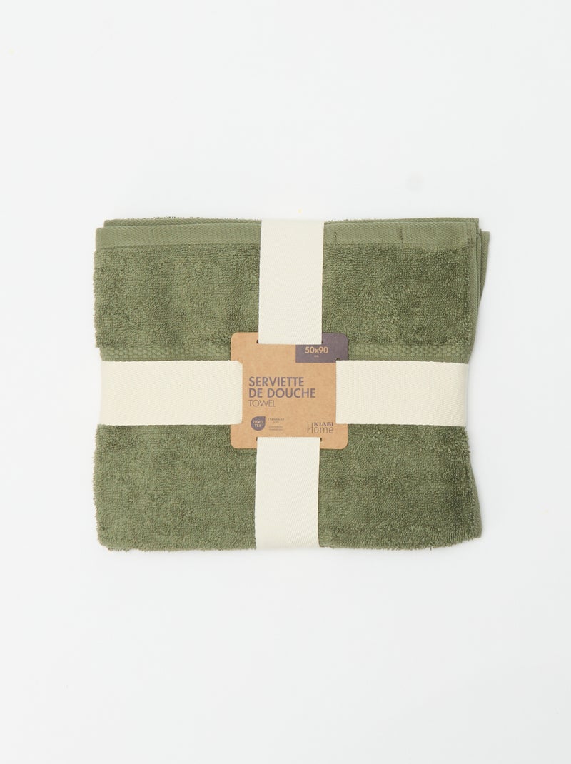 Asciugamano da bagno 50x90 cm Verde - Kiabi