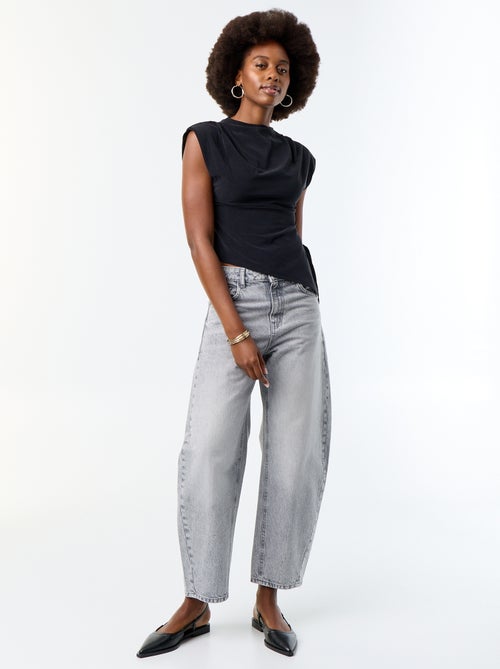 Asymmetric Sleeveless Top - Kiabi Asymmetric Sleeveless Top - Kiabi