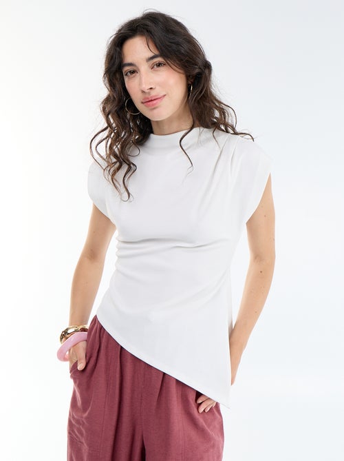 Asymmetrical Sleeveless Tank Top - Kiabi