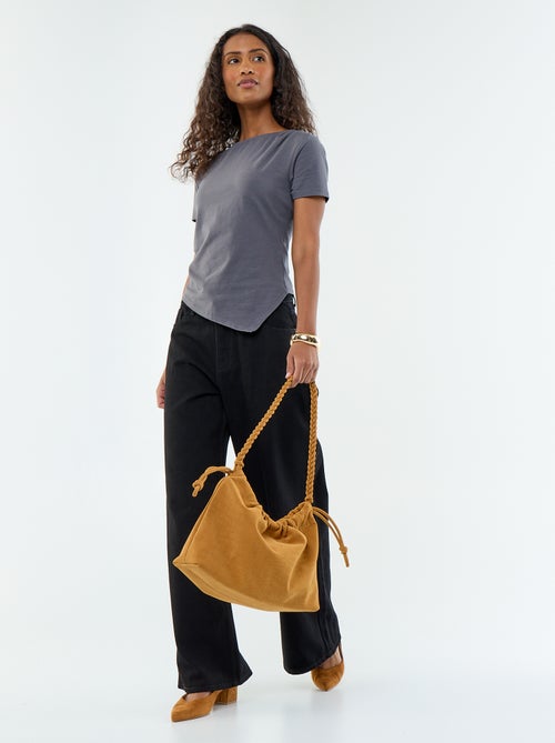Asymmetrisches Kurzarm-T-Shirt - Kiabi