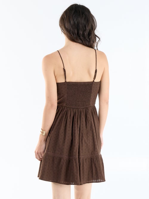 Ausgestelltes Kleid mit Spaghettiträgern - Kiabi Ausgestelltes Kleid mit Spaghettiträgern - Kiabi