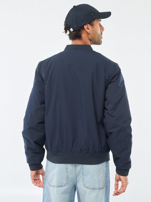 Aviator-style jacket with zipped sleeve pocket - Kiabi
