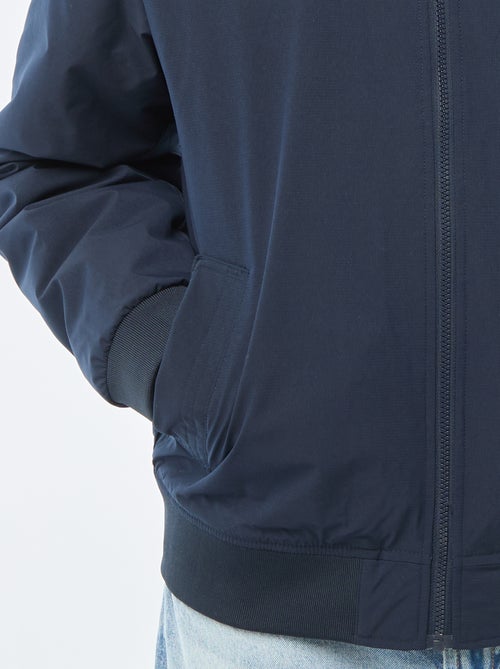 Aviator-style jacket with zipped sleeve pocket - Kiabi