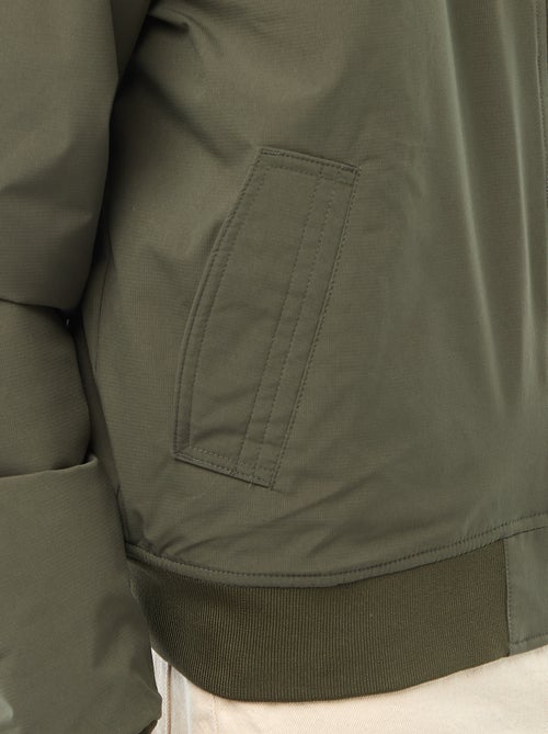 Aviator-style Jacket with Zipped Sleeve Pocket - Kiabi